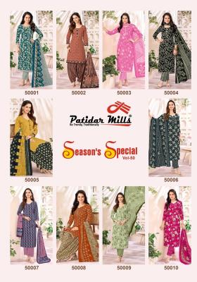 Patidaar season special vol 50 cotton dress materials wholesale online